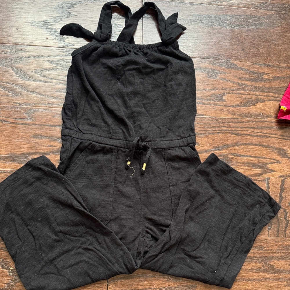 Old Navy Black Kids Tie-Strap One-Piece Bodysuit